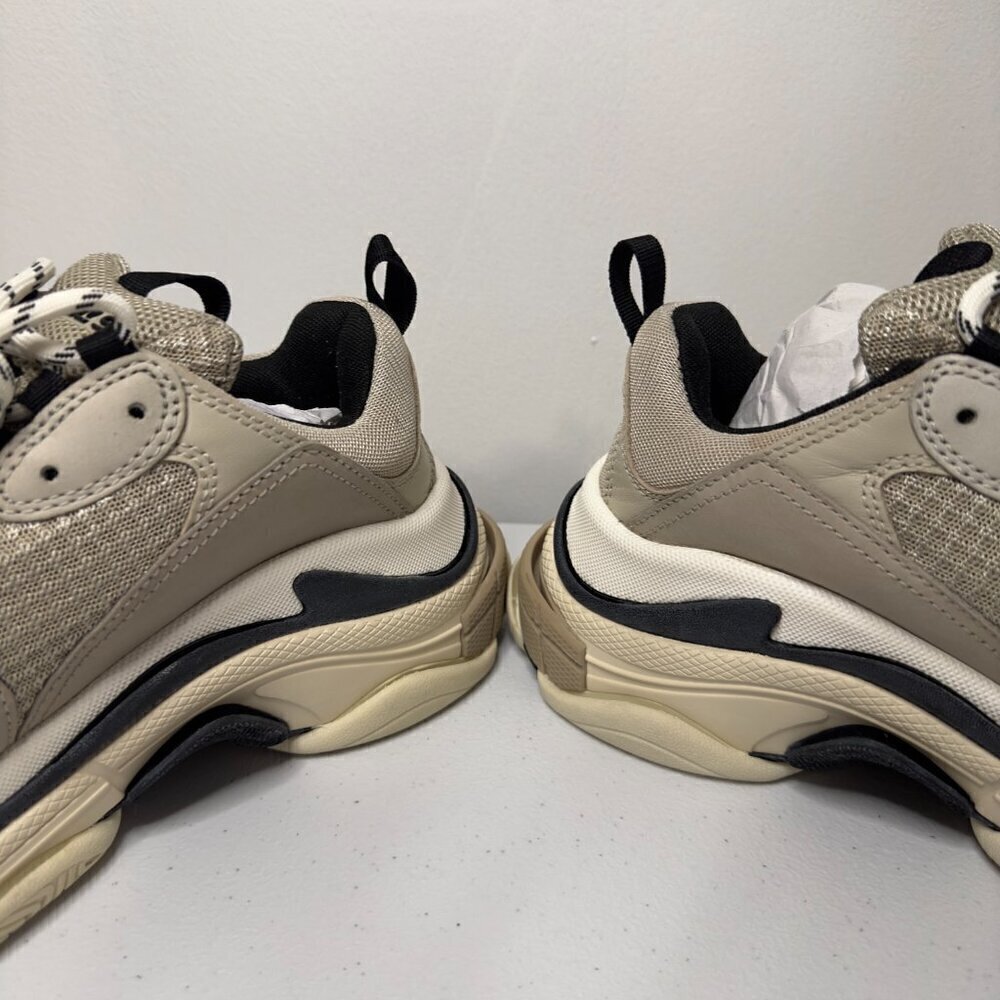 Balenciaga Beige Triple S Sneaker - Picture 6 of 16